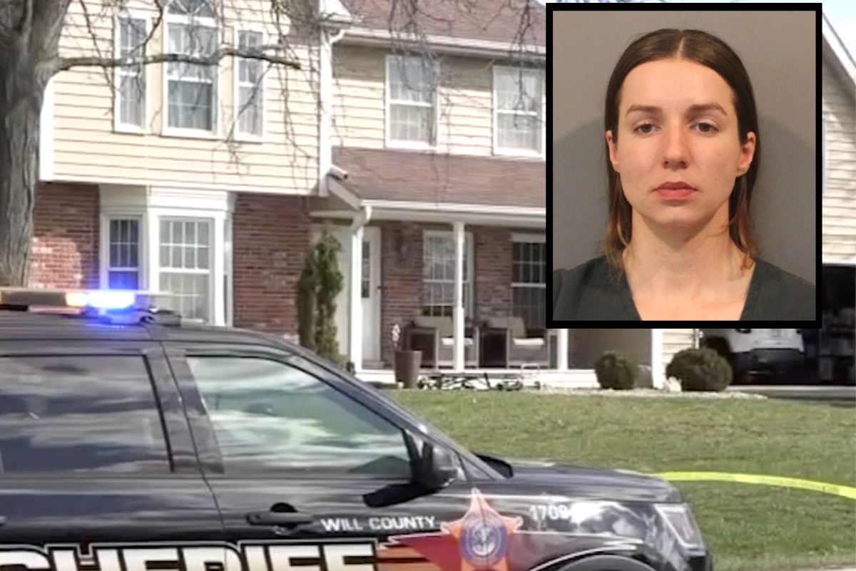 Woman shot dead father of her children before killing his parents inside their Illinois home, cops say