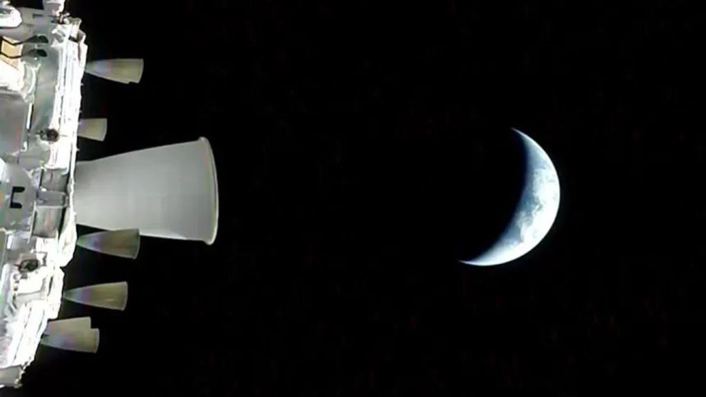 Nu echt op weg naar de maan: NASA-missie verlaat baan om de aarde