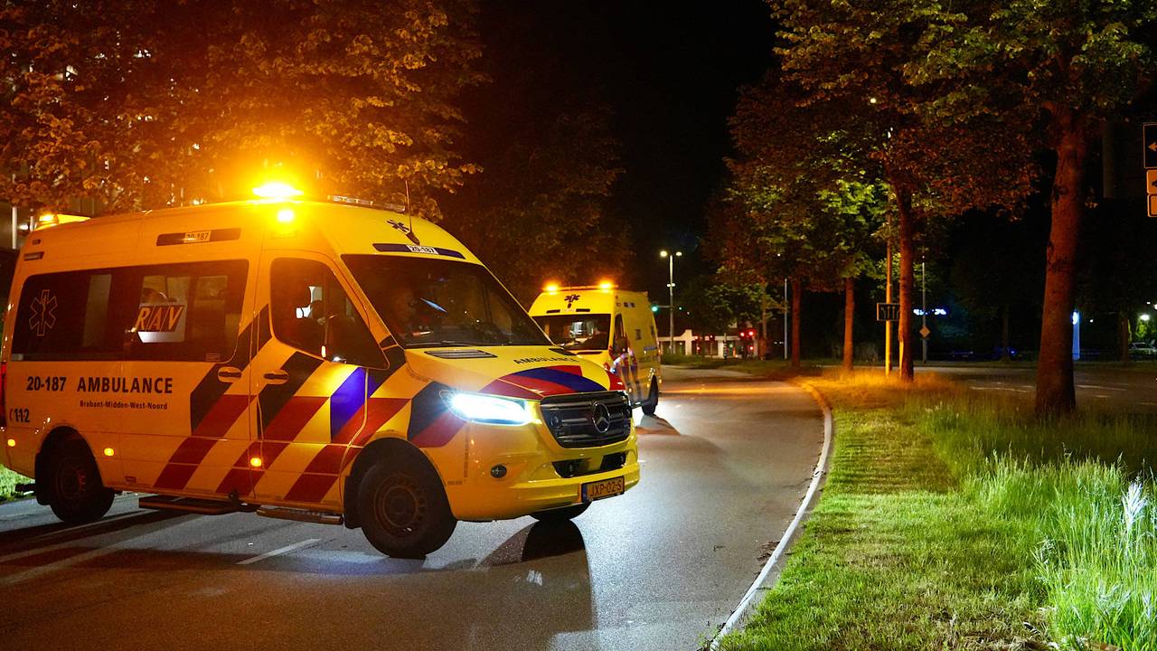 Meerdere gewonden bij ernstige crash auto in Tilburg