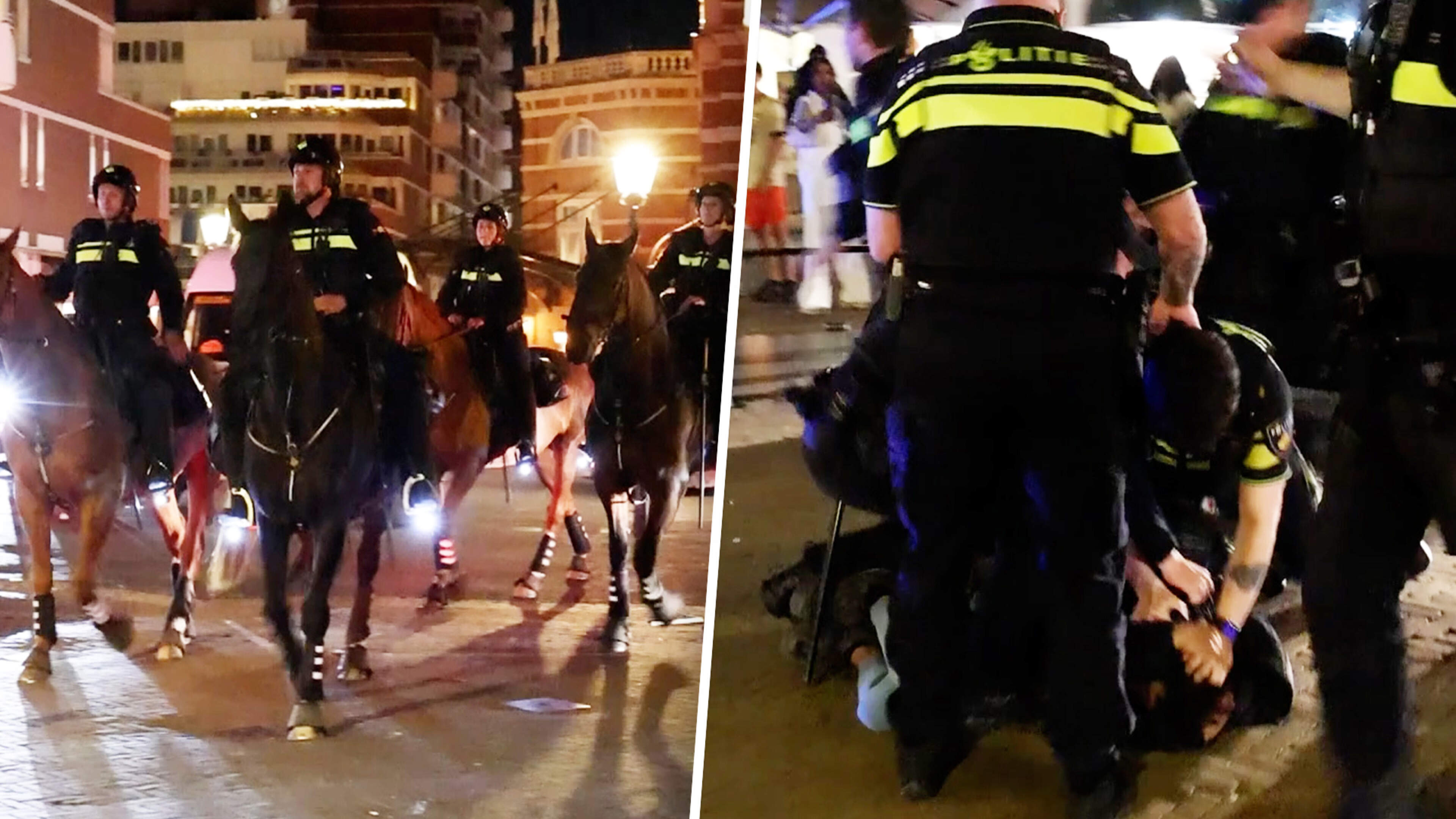 Onrust Scheveningen: politie grijpt stevig in