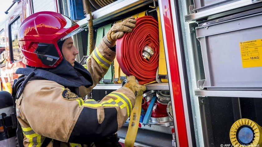 Gaslekkage met brand in Gelderse Asperen