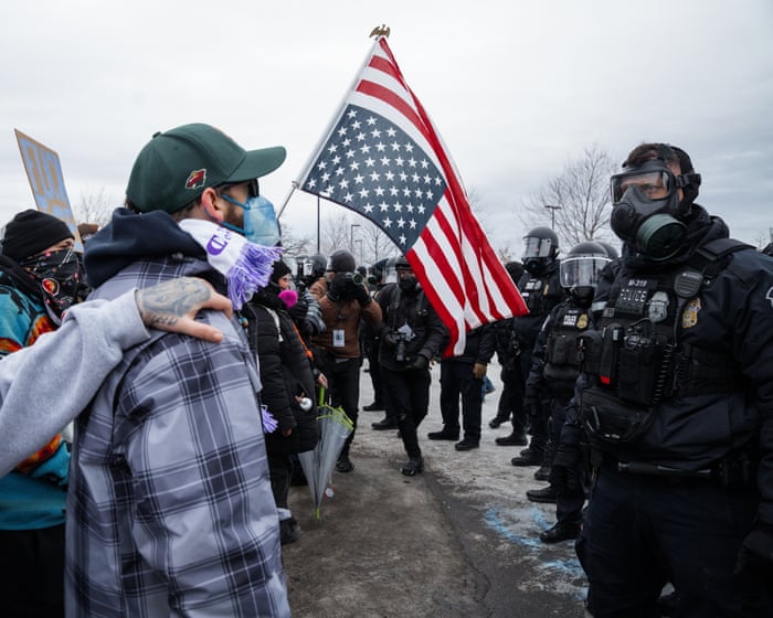 Trump backs away from using Insurrection Act in Minneapolis after repeating threat to take action amid ICE protests – live