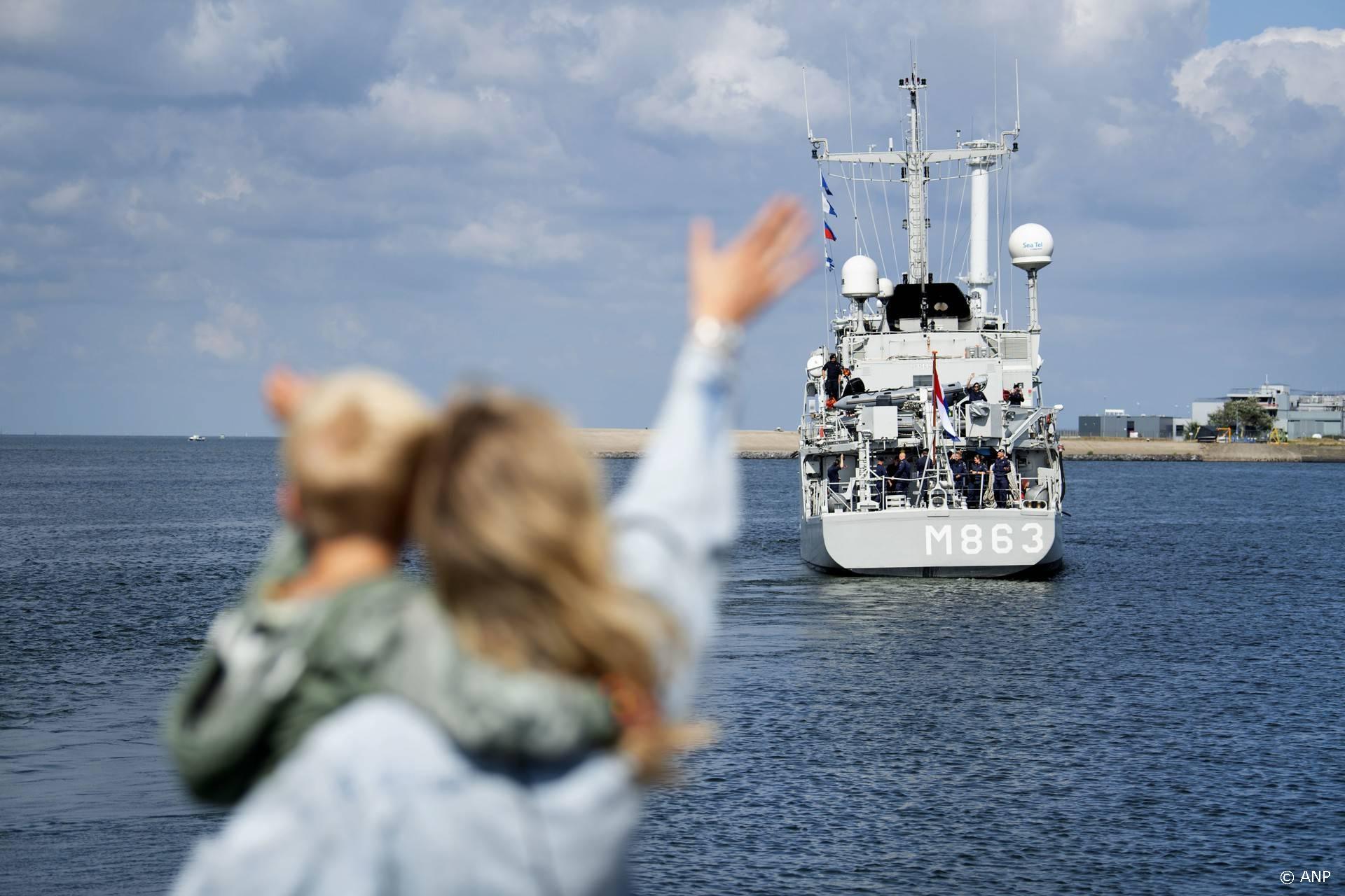 Nederlandse mijnenjager onderweg voor mogelijke inzet Hormuz