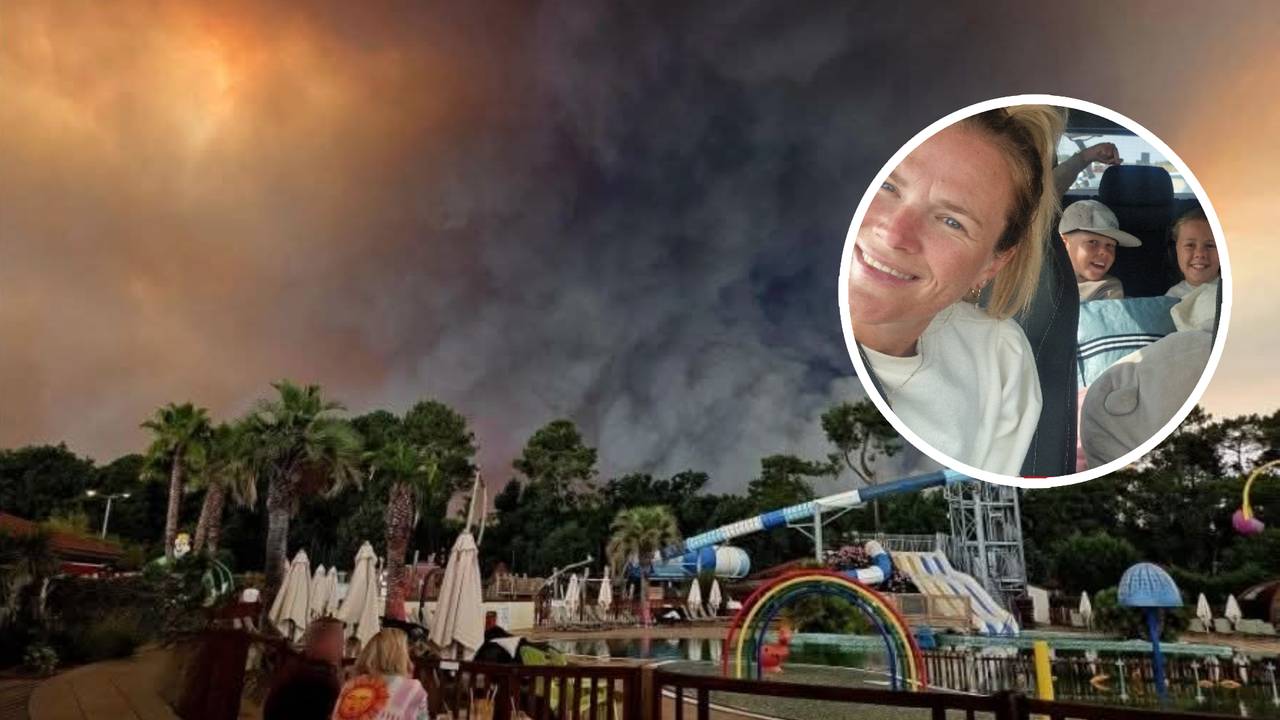 Daphne (36) vlucht met gezin voor Franse bosbranden: 'Er was veel paniek'