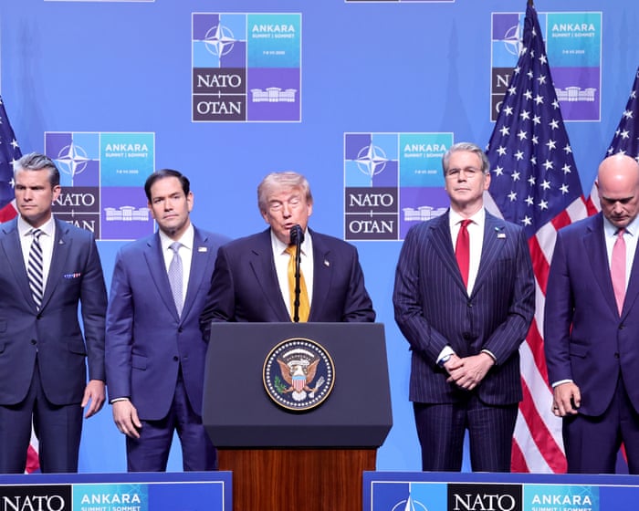 Nato summit: Trump says US could let Ukraine make Patriots and renews criticism of Spain and UK – as it happened