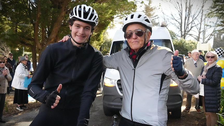 Grandfather and grandson pedal 5,300km from Broome to Bowral for MND