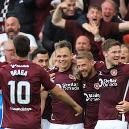 Hearts nadert sensationele titel na comeback in Schotse topper tegen Rangers