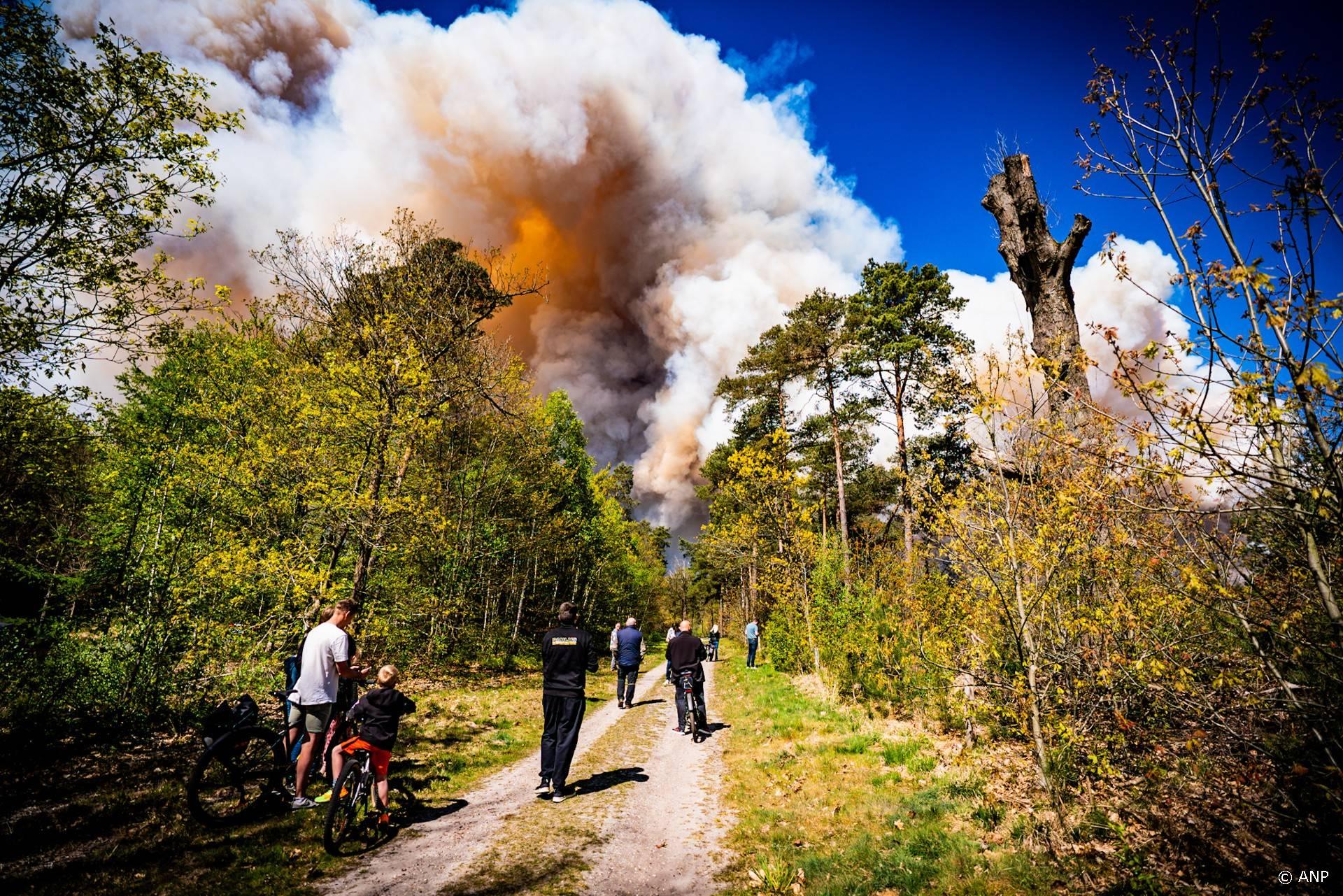 Sein brand meester gegeven voor natuurbrand bij ’t Harde