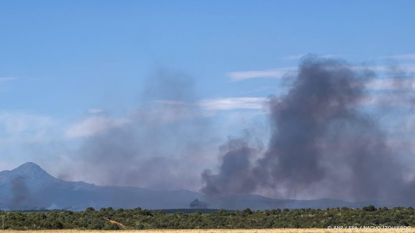 12.000 hectare verwoest door grote natuurbrand boven Madrid