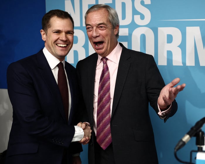 Opponents label Jenrick a ‘chancer’ and a ‘charlatan’ as he defects to Reform – politics live