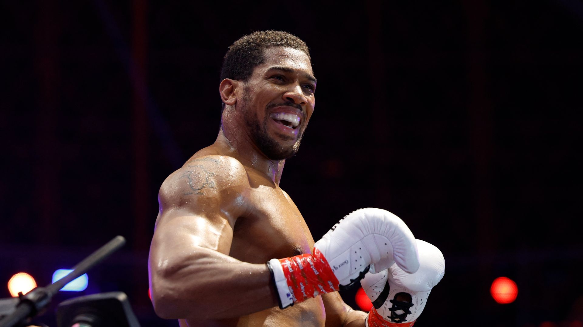 Anthony Joshua wins comeback bout in second-round knockout