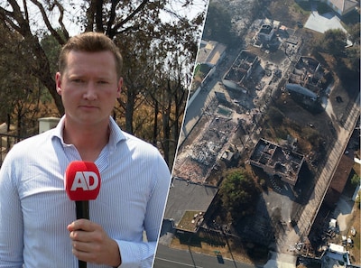 ‘Alleen de muren staan nog overeind’: verslaggever ziet gevolgen Franse bosbrand van dichtbij