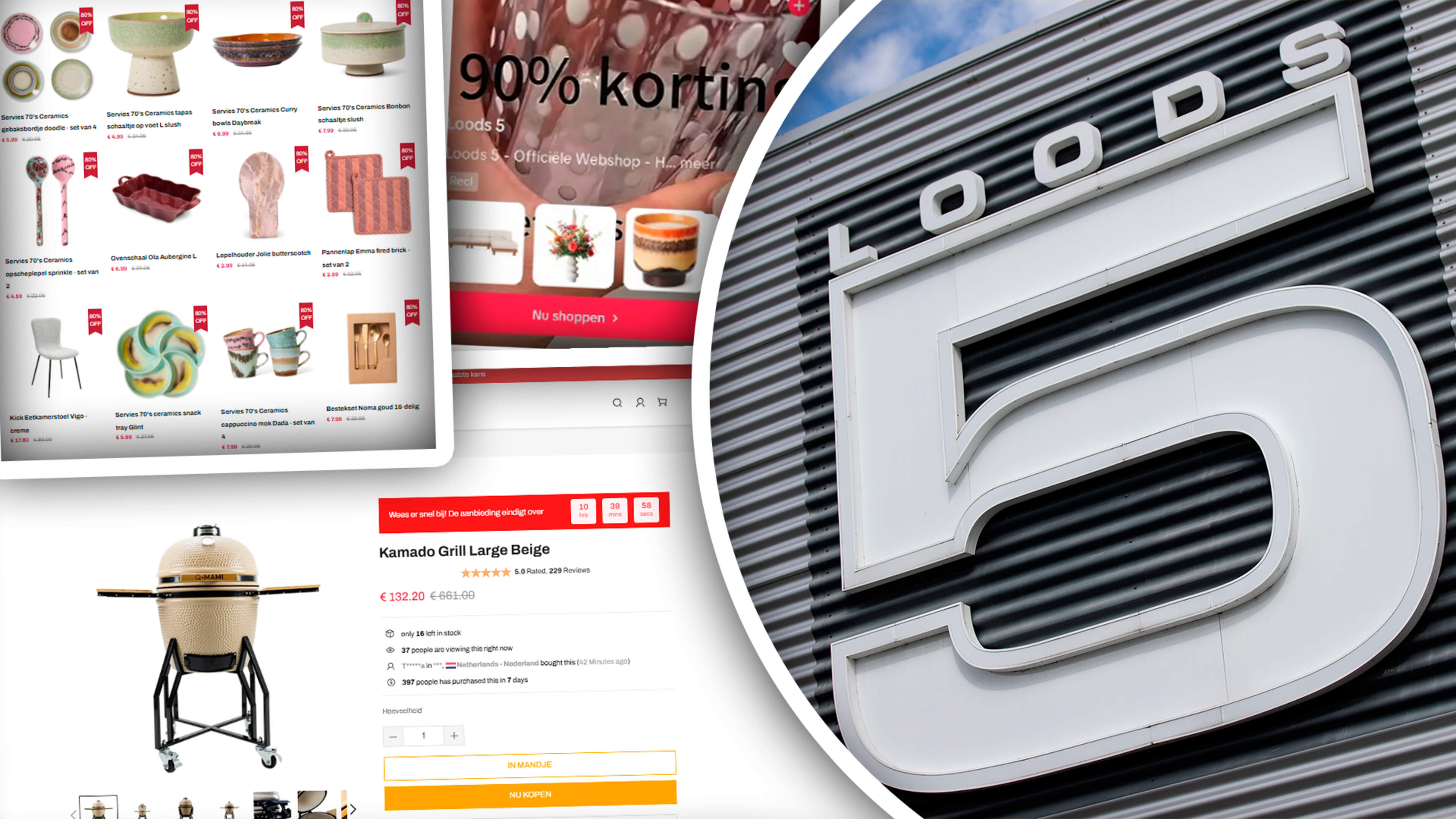 Nederlanders massaal opgelicht via nepwebshop Loods 5: criminelen lokken klanten met hoge kortingen