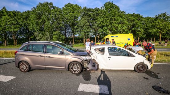 Kettingbotsing in Hoogland