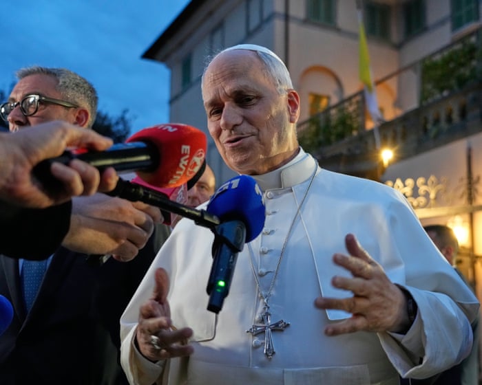 Pope Leo rejects claim he supports nuclear weapons after Trump tirade