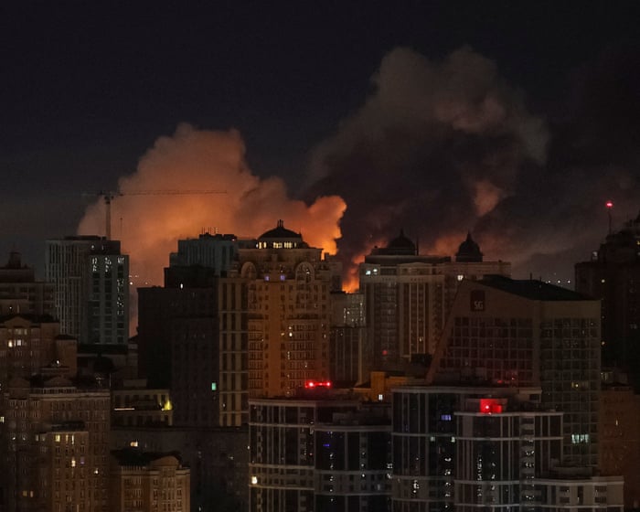 Russia pummels Ukraine with drone and missile strikes, killing three