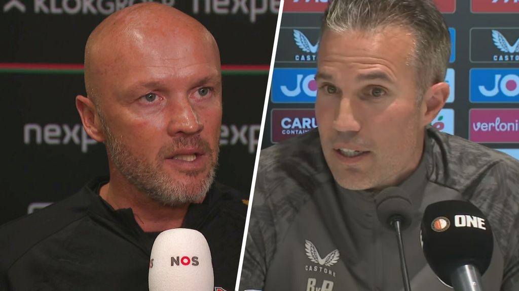 NEC-coach waakzaam richting kraker tegen Feyenoord, waar Van Persie zelf meetraint
