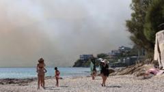 Thousands evacuated in Crete as European wildfires continue to rage