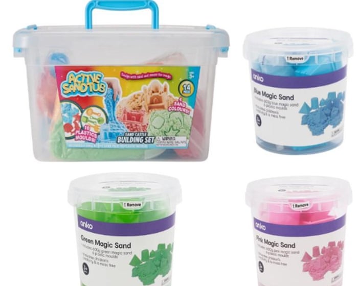 Dozens of toys recalled in the UK after asbestos found in play sand