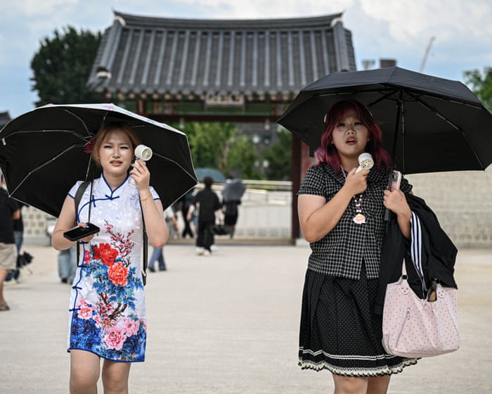‘Stop all outdoor activities’: South Korea records its highest ever temperature