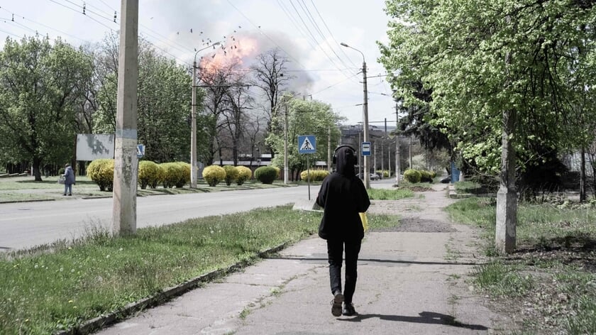 ND-correspondent Daphne Wesdorp verpandde haar hart aan Kramatorsk. Nu moet ze er snel vertrekken