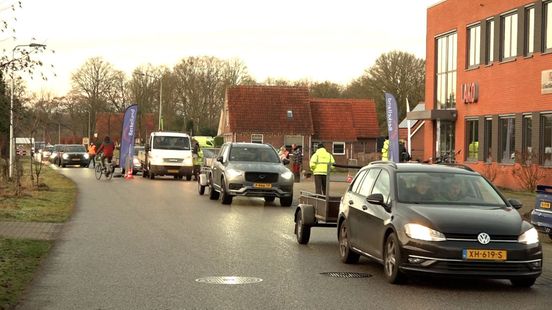 In de file voor een gratis boom