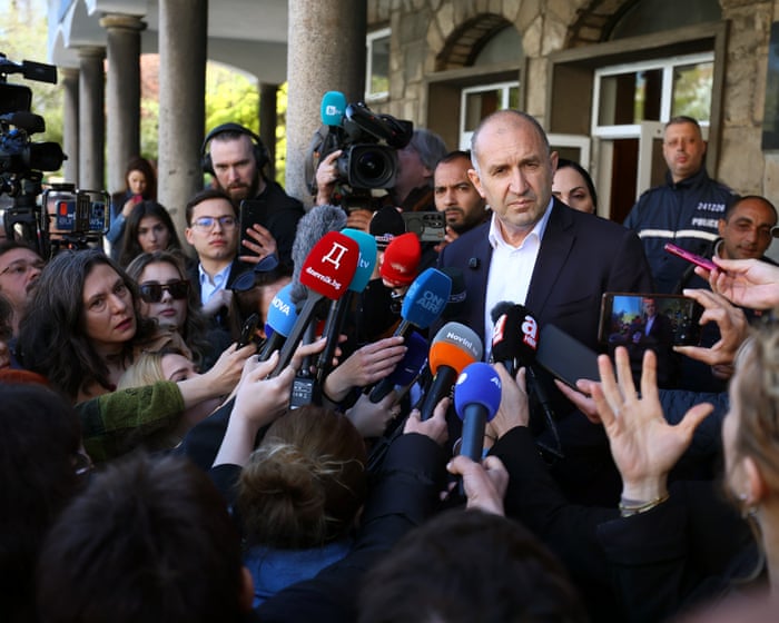 Party of Bulgaria’s pro-Russian former president ahead in exit polls