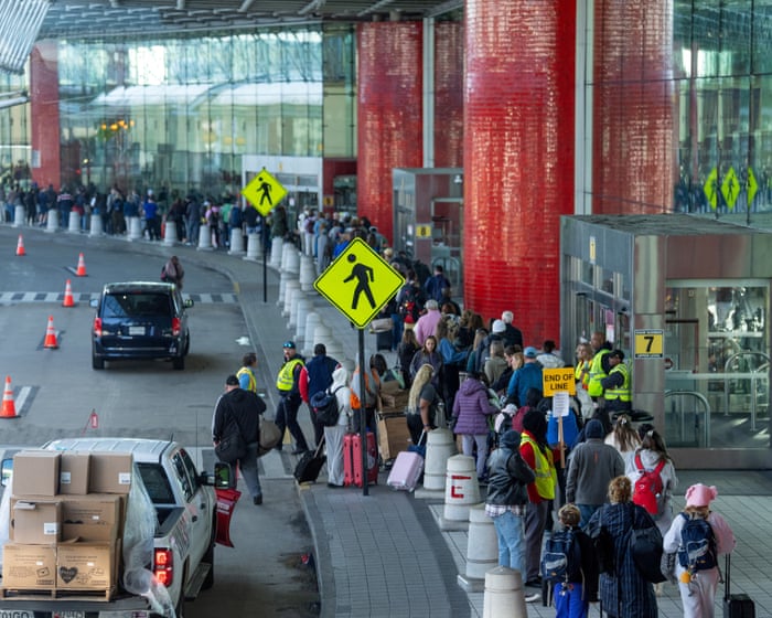Trump’s border czar says ICE agents to remain at airports until ‘those airports are secure’ – US politics live