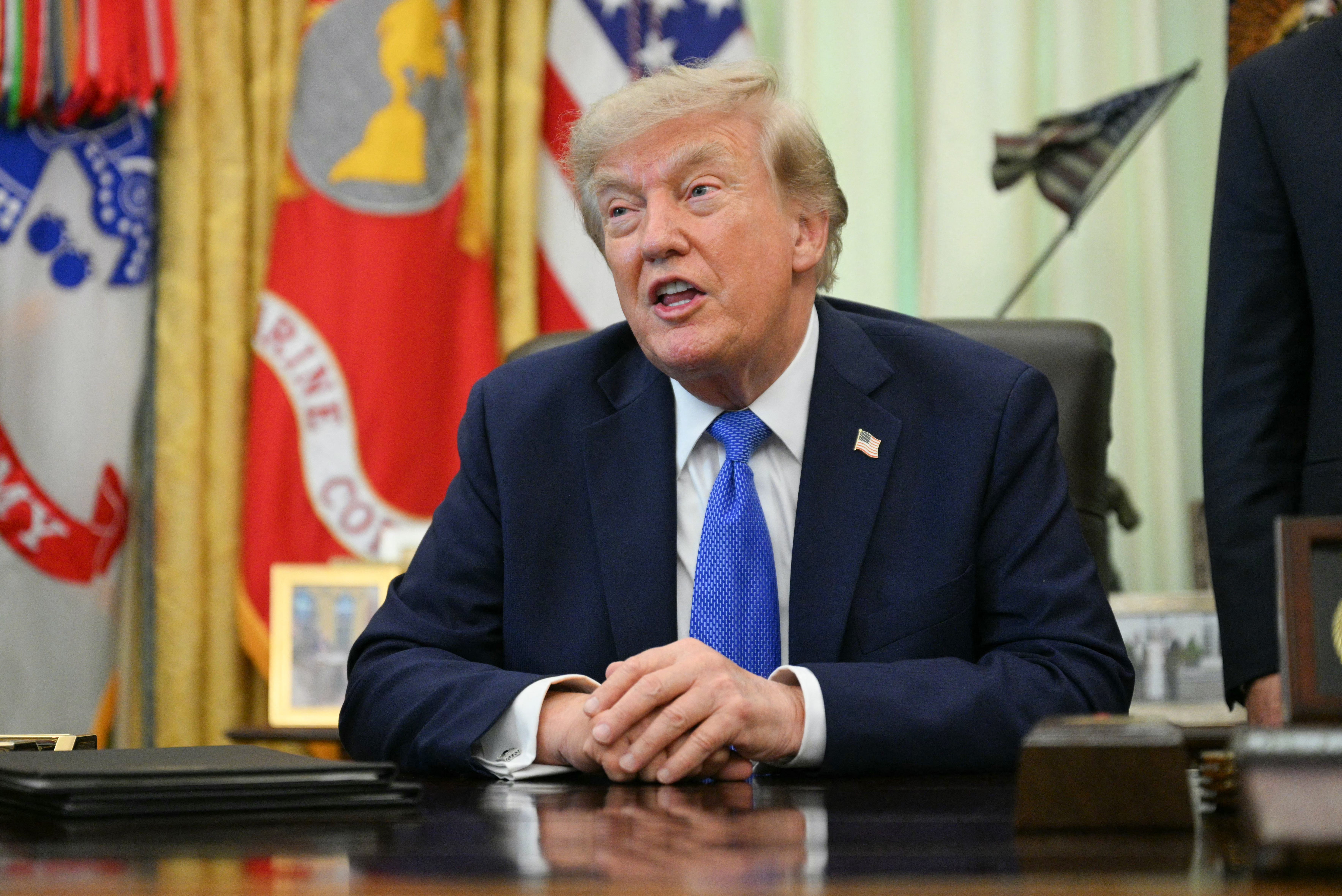 Trump says voters are mad at other Republicans, not him, as midterms approach