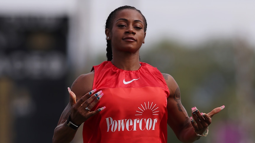 US star Sha'Carri Richardson overcomes semis scare to win Stawell Gift