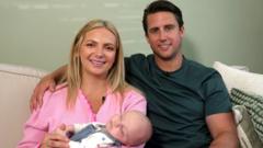 Woman has pioneering womb surgery to fix 'miracle' baby with intestines outside its body