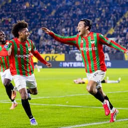 NEC wint na weggeven 0-2-voorsprong alsnog van NAC en hijgt Ajax in de nek