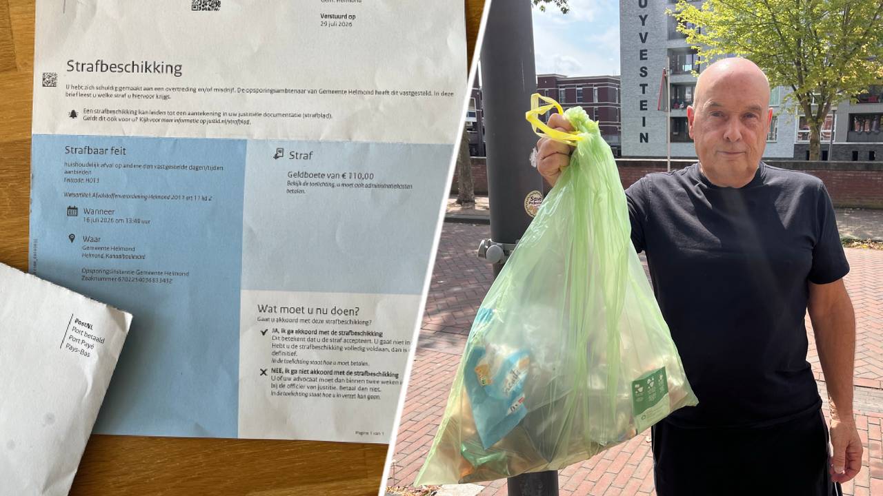 Veel discussie over boete plastic inzamelzak: 'Dit noem ik muggenzifterij!'