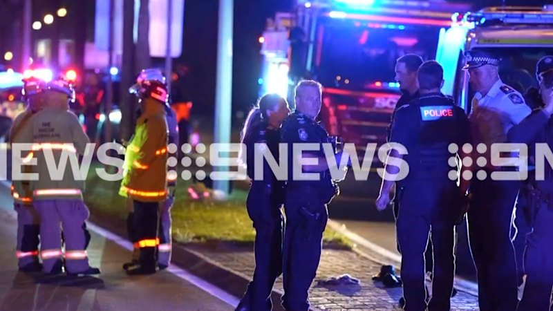 Two dead after motorcycle hits pedestrian