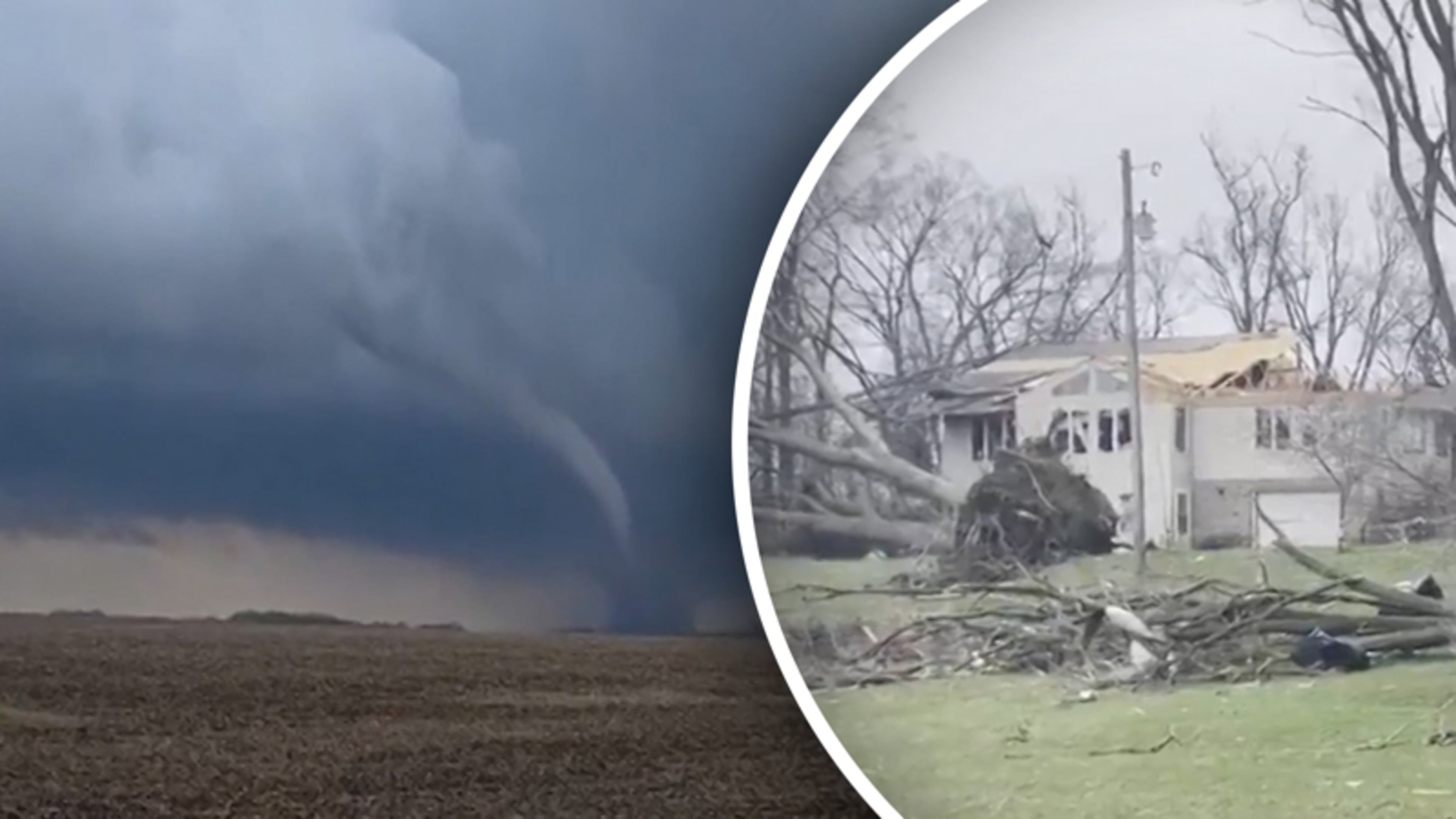 Enorme schade na tornado-uitbraak in Minnesota