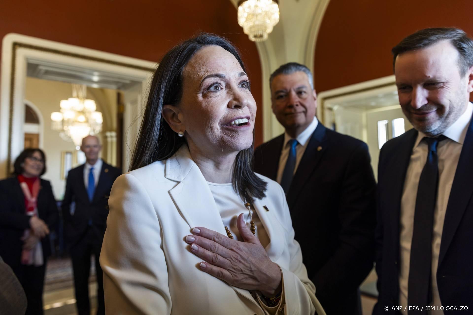 Machado: heb Trump mijn Nobelprijs aangeboden