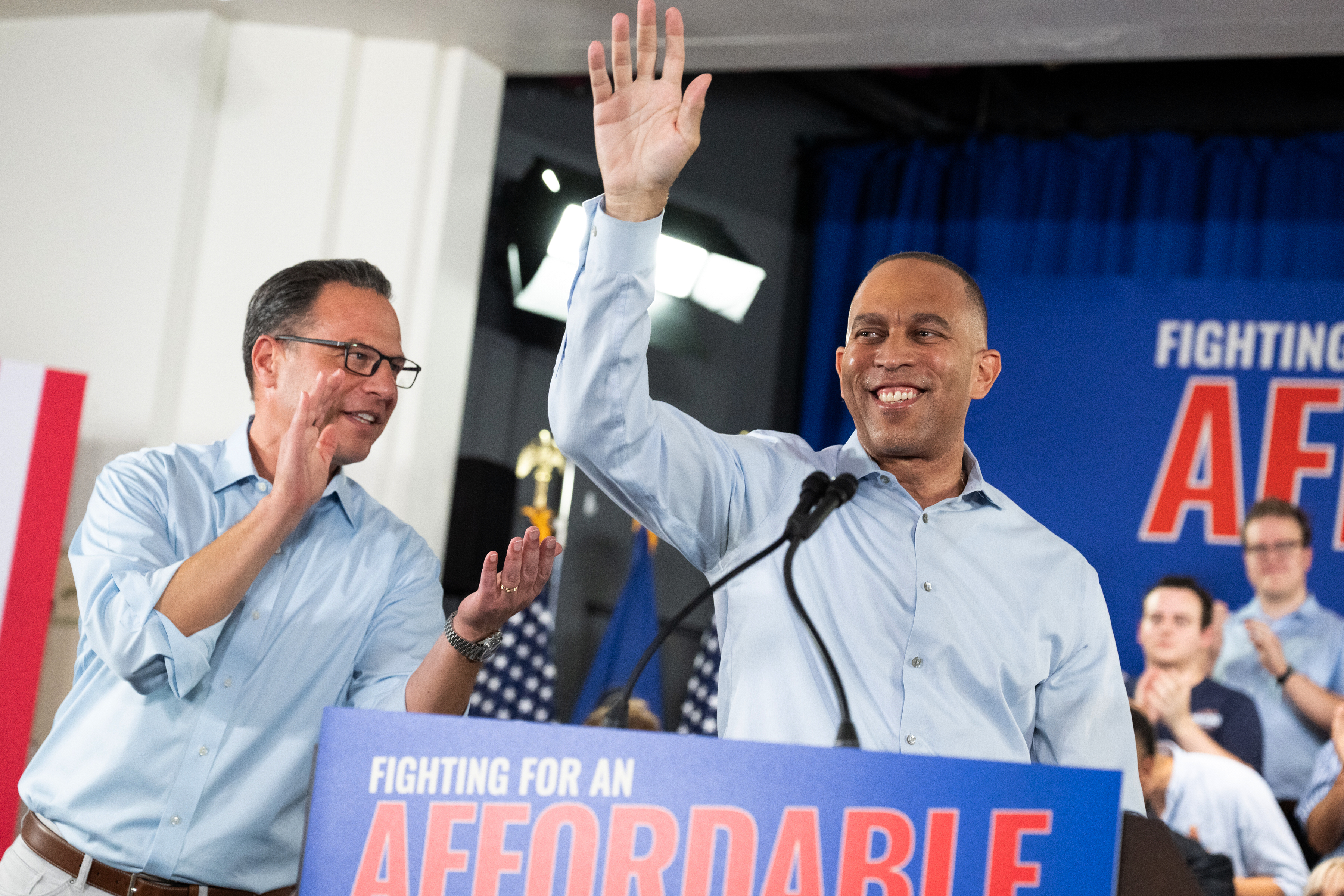 ‘Fighting for an affordable America’: Hakeem Jeffries unveils closing midterm pitch