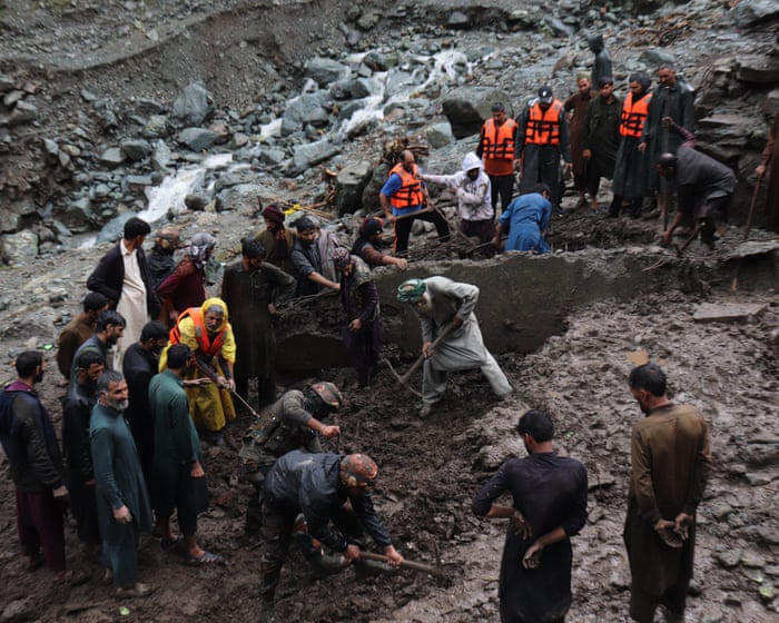 ‘I just want to find them’: deadly cloudbursts devastate Kashmir’s mountain communities