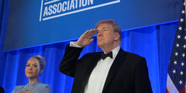 Trump returns to White House press dinner months after shooting chaos