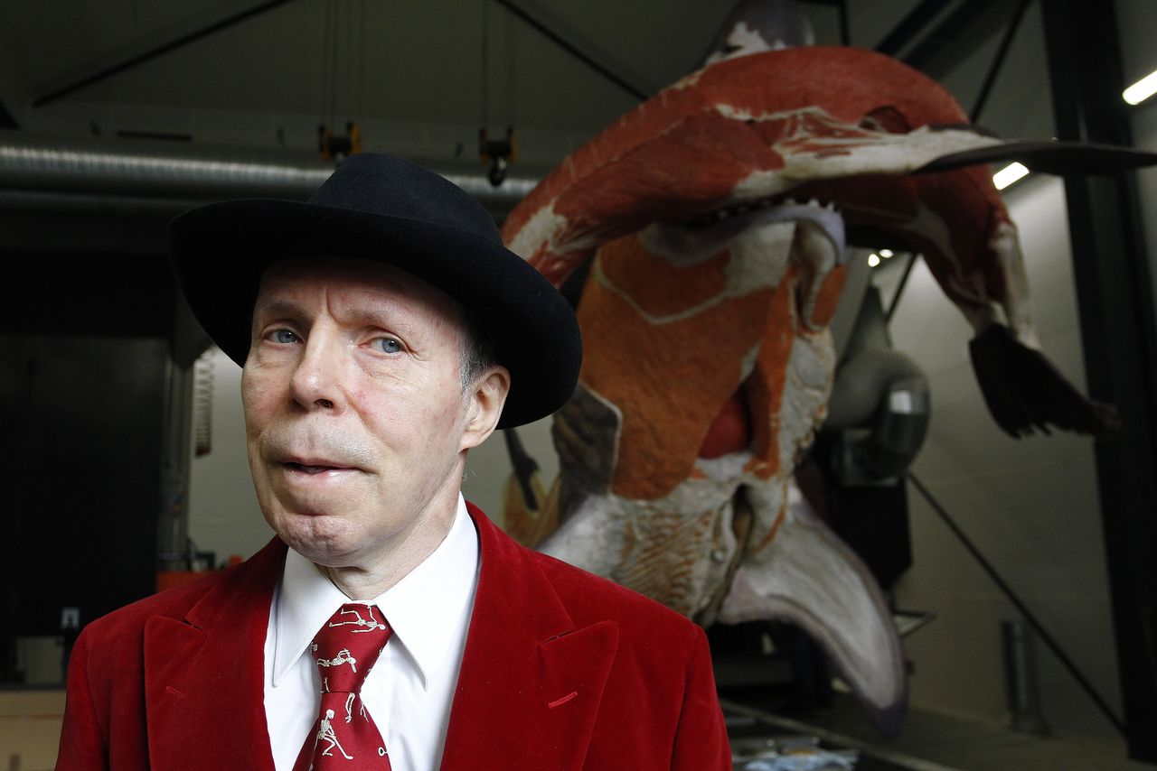 De overleden Body Worlds-oprichter Gunther von Hagens (81) wilde zelf ook worden tentoongesteld