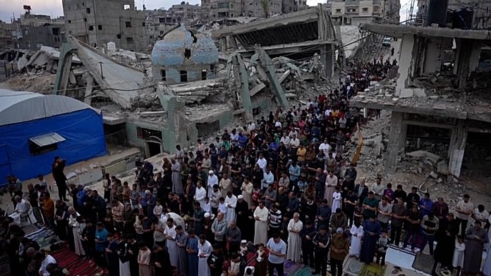 In war-torn Gaza, Palestinians mark Eid al-Adha among the rubble