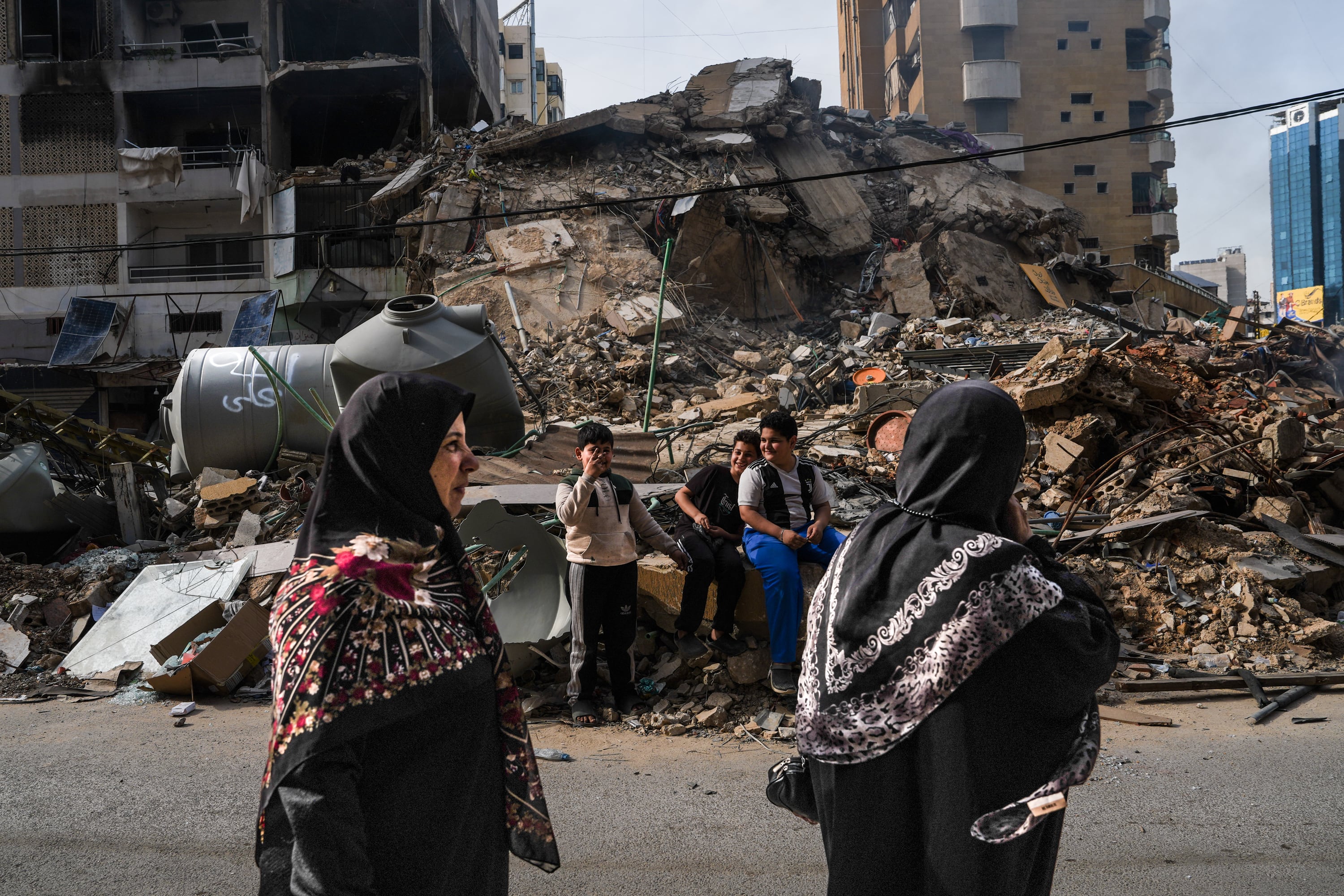 The aftermath of the destruction in southern Beirut: ‘I fear Israel will go to war again’