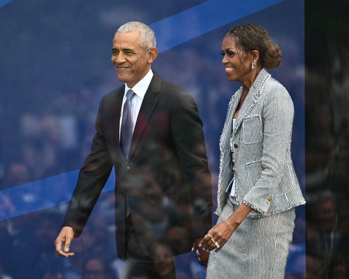 Star-studded ceremony welcomes Obama Presidential Center to Chicago – live