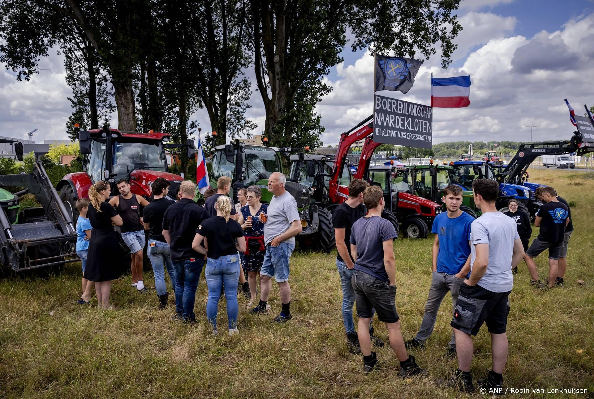 Boeren voeren actie tegen stikstofbeleid kabinet