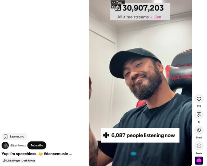 Is the most popular song played on Australian radio stations the product of generative AI?