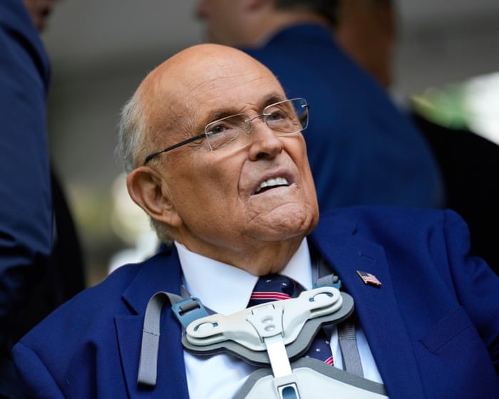 Rudy Giuliani hospitalised in ‘critical but stable’ condition