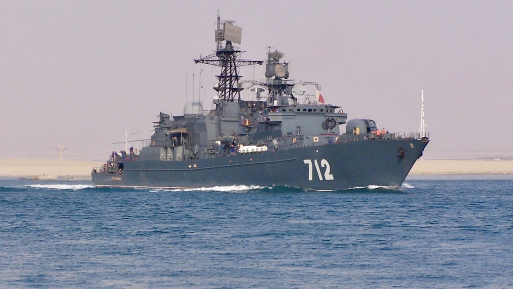 Russisch oorlogsschip voert schietoefening uit bij Britse kust