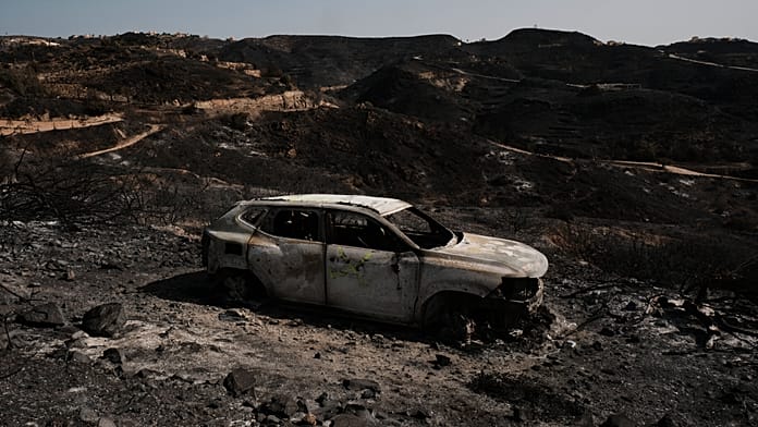 Drone footage shows devastation after deadly Spain wildfire