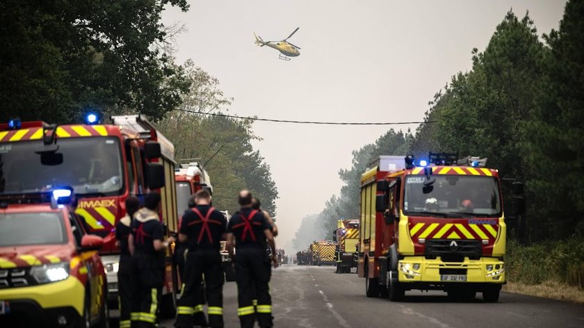 Nog eens 55.000 evacuaties door brand nabij Bordeaux