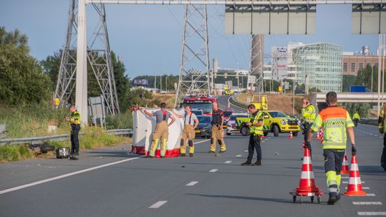 Motorrijder overleden na ernstig ongeluk A2